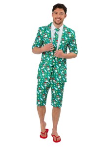 CHRISTMAS GREEN STANDOUT SUIT
