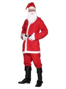 RED FATHER CHRISTMAS COSTUME