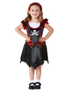 Toddler Pirate Skull Crossbones Costume