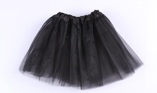 Tutu skirt adult 3 layer 40cm black