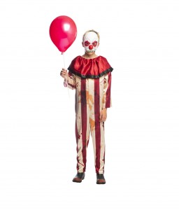crazed clown costume child