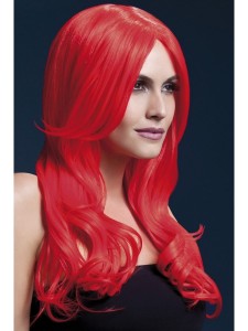 fever khloe wig neon red 2000x