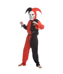 evil jester costume child