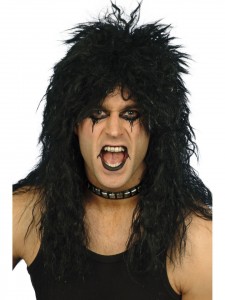 Black Hard Rocker Wig