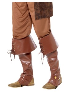 Brown pirate boot covers