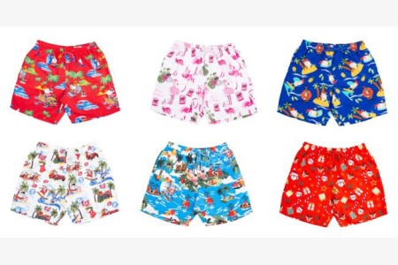 Christmas hawaiian boardies assorted