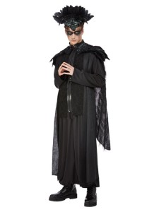 Deluxe Raven King Costume Black