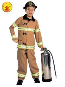 FIRE FIGHTER DELUXE COSTUME CHILD