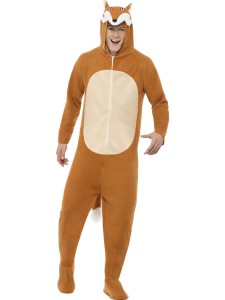 Fox Costume Brown All in one with Hood