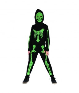 Glow n dark Skeleton Costume