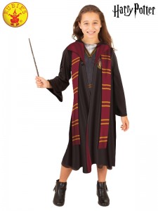 Hermione Hooded Robe Harry Potter Girls Party Costume Hogwarts Book Week