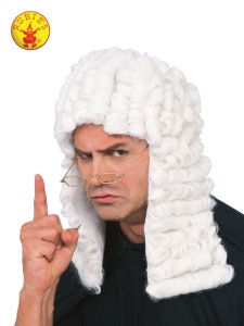 JUDGE WHITE WIG ADULT