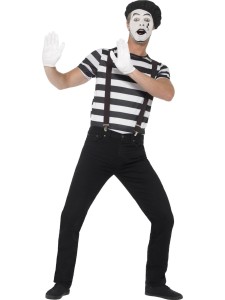 Mime Artist Costume