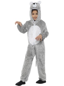 Mouse Costume Grey includes Jumpsuit with Hood