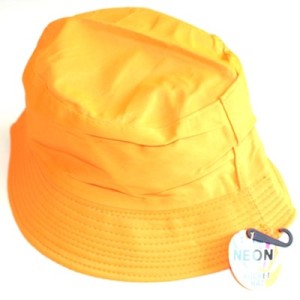 NEON BUCKET HAT ORANGE