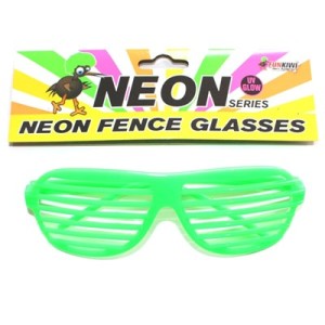 NEON FENCE GLASSES GREEN v2