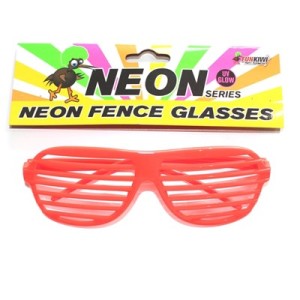 NEON FENCE GLASSES ORANGE v2