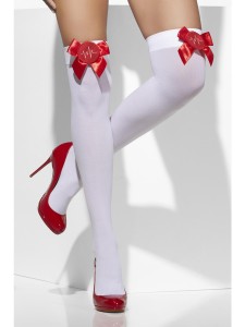 OPAQUE HOLD UPS WITH RED BOW