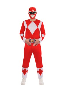 POWER RANGERS RED DELUXE COSTUME ADULT