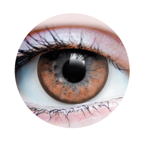 PRIMAL Twilight Hazel Brown Colored Contact Lenses