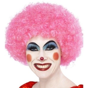 Pink Crazy Clown Wig