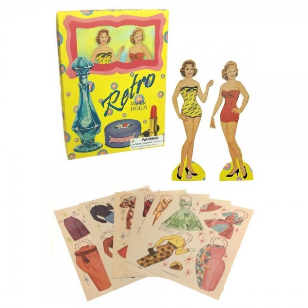 retro paper dolls