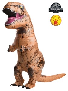 T REX INFLATABLE COSTUME WITH SOUND ADULT