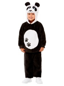 Toddler Panda Costume Black