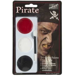 Tri Colour Make up Palette Pirate Carded