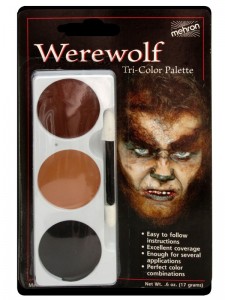 Tri Colour Make up Palette Werewolf Carded