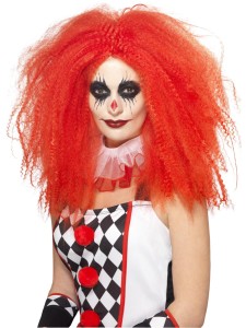 creepy clown wig