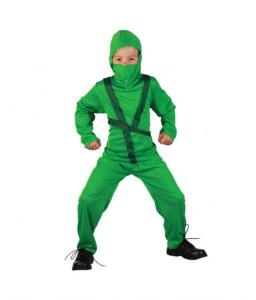 ninja costume green kidss